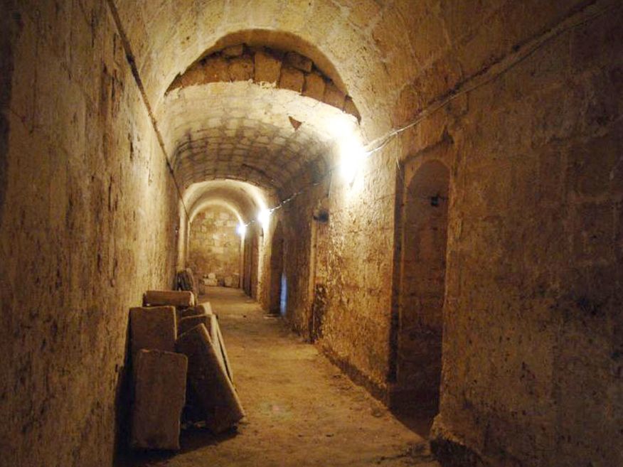 Galleria sotterranea in corrispondenza di via Regina Elena