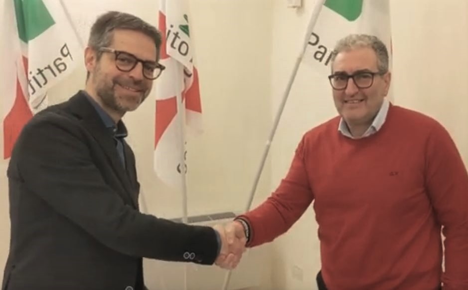 Antonello Denuzzo e Maurizio Bruno - foto da video Antenna Sud